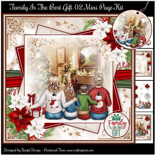Family Is The Best Gift 02 Mini Page Kit