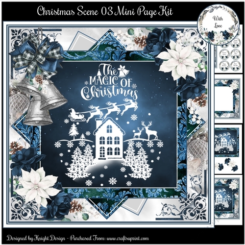 Christmas Scene 03 Mini Page Kit