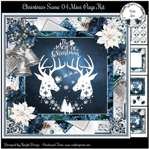 Christmas Scene 04 Mini Page Kit