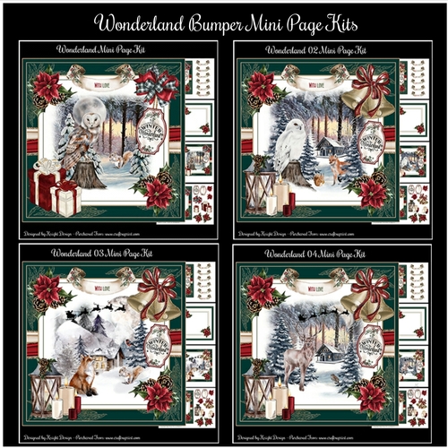 Wonderland Bumper Mini Page Kits
