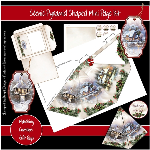 Scenic Pyramid Shaped Mini Page Kit