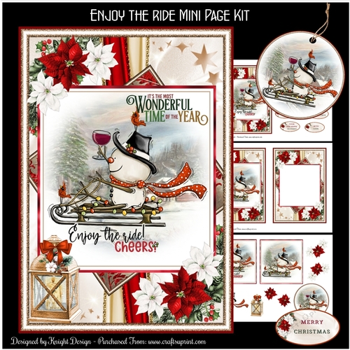 Enjoy The Ride Mini Page Kit