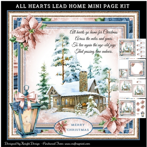 All Hearts Lead Home Mini Page Kit