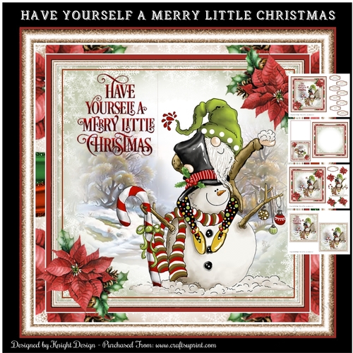 Have Yourself A Merry Little Christmas Mini Page Kit