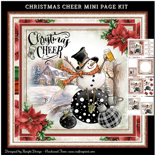 Christmas Cheer Mini Page Kit