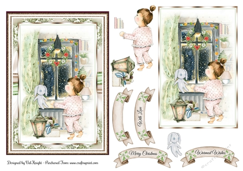 Christmas Cutie 4 5x7 Card Front