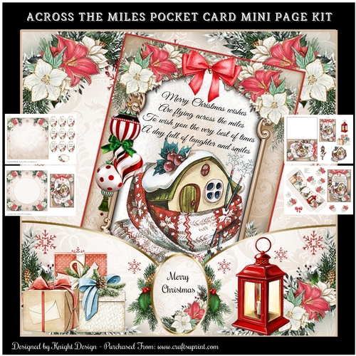 Across The Miles Pocket Card Mini Page Kit