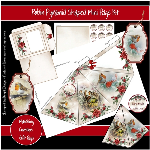 Robin Pyramid Shaped Mini Page Kit