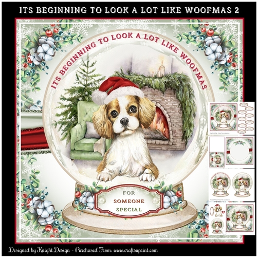 Its Beginning To Look A Lot Like Woofmas Mini Page Kit 2