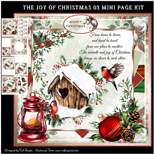 The Joy Of Christmas 03 Mini Page Kit