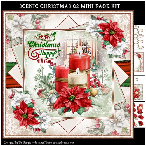 Scenic Christmas 02 Mini Page Kit