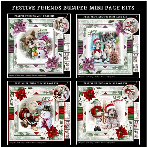 Festive Friends Bumper Mini Page Kits