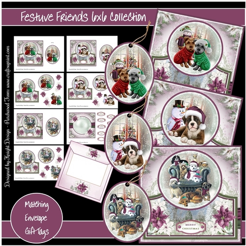Festive Friends 6x6 Collection
