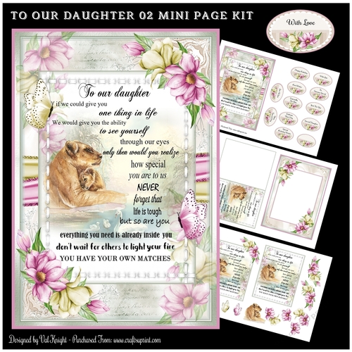 To Our Daughter 02 Mini Page Kit