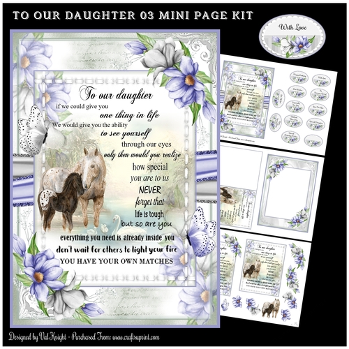 To Our Daughter 03 Mini Page Kit