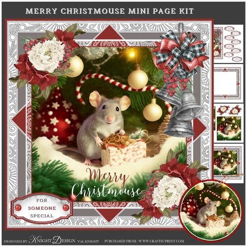 Merry Christmouse Mini Page Kit