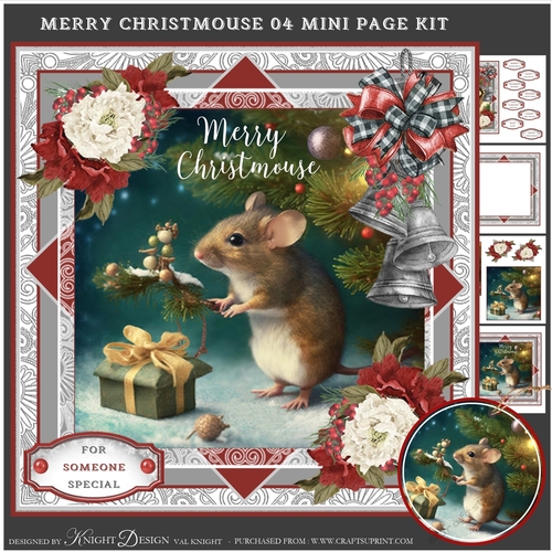 Merry Christmouse 04 Mini Page Kit