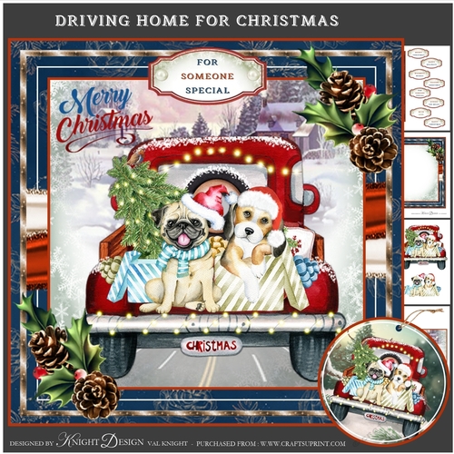 Driving Home For Christmas Mini Page Kit
