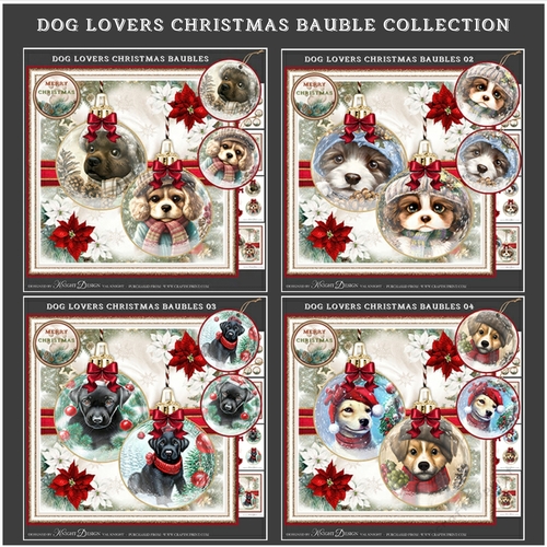 Dog Lovers Christmas Baubles Collection