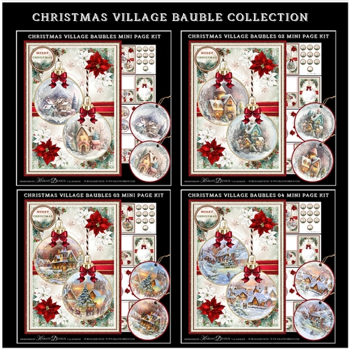 Christmas Village Bauble Collection