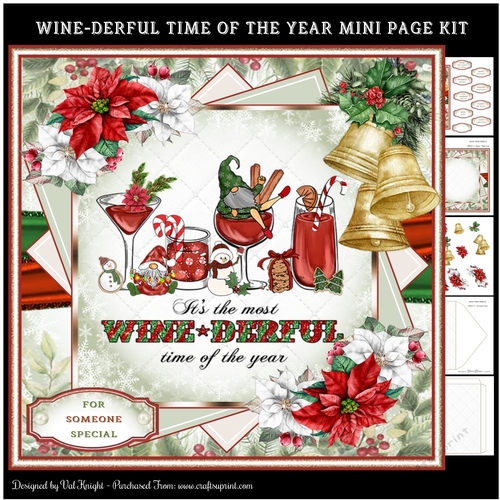 Most Wine-derful Time Of The Year Mini Page Kit