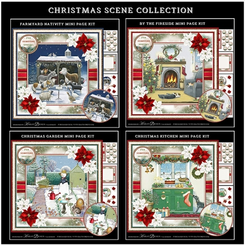 Christmas Scene Collection Mini Page Kit