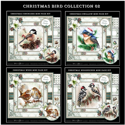 Christmas Bird Collection 02