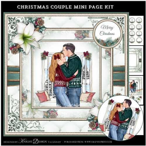 Christmas Couple Mini Page Kit