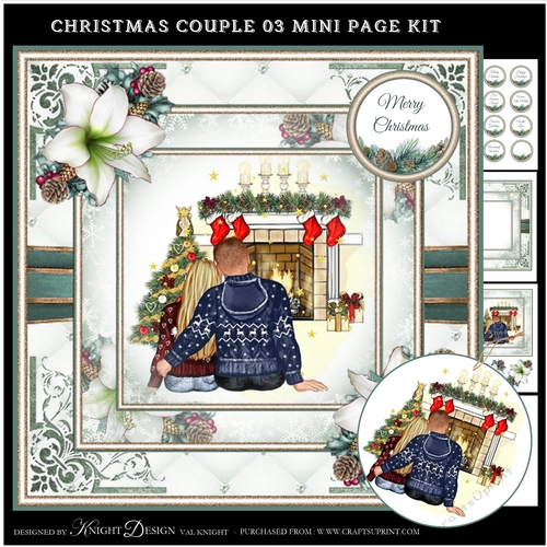 Christmas Couple 03 Mini Page Kit
