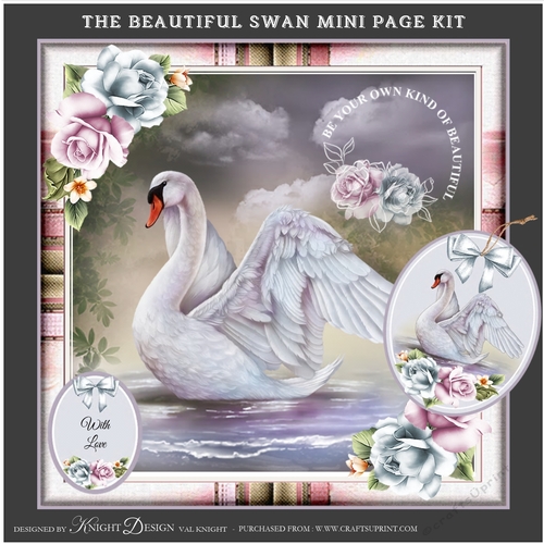 The Beautiful Swan Mini Page Kit