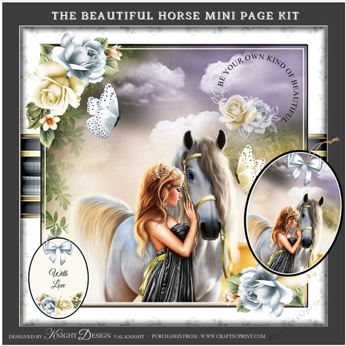 The Beautiful Horse Mini Page Kit