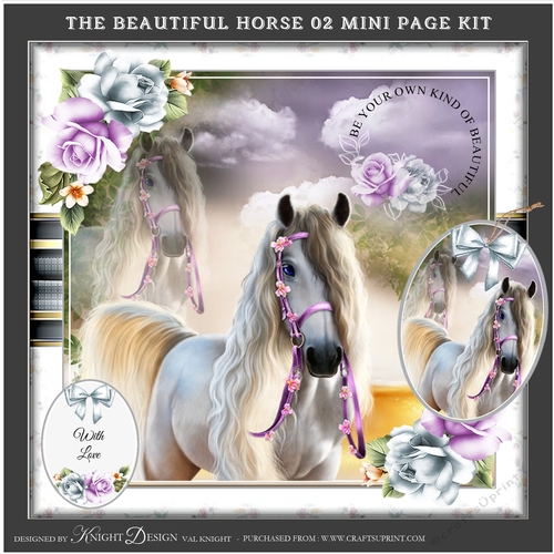 The Beautiful Horse 02 Mini Page Kit