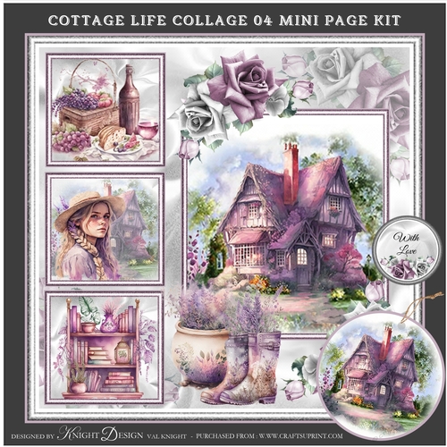 Cottage Life Collage 04 Mini Page Kit