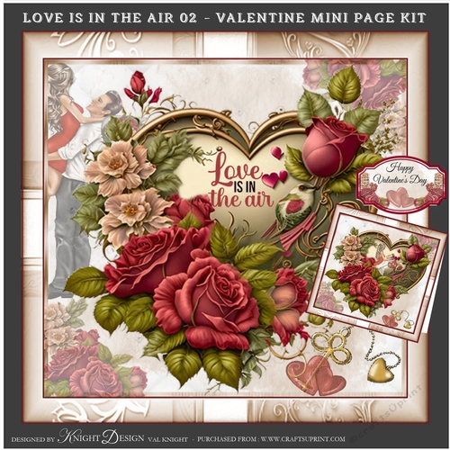 Love Is In The Air 02 - Valentine Mini Page Kit