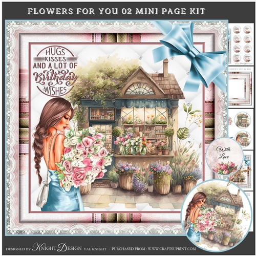 Flowers For You 02 Mini Page Kit