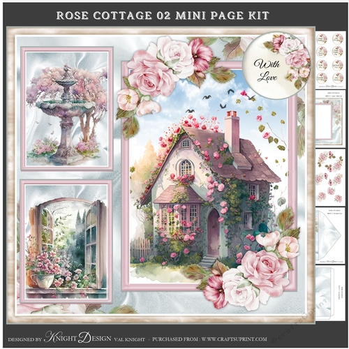 Rose Cottage 02 Mini Page Kit