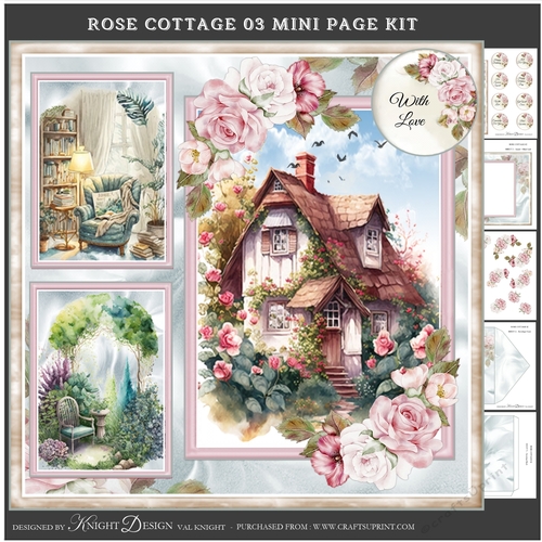 Rose Cottage 03 Mini Page Kit