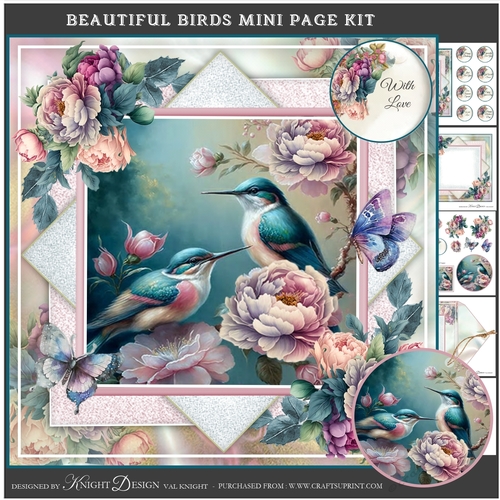 Beautiful Birds Mini Page Kit