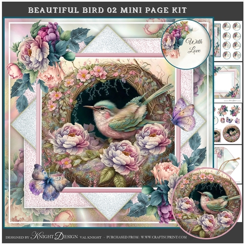 Beautiful Bird 02 Mini Page Kit