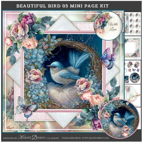 Beautiful Bird 03 Mini Page Kit