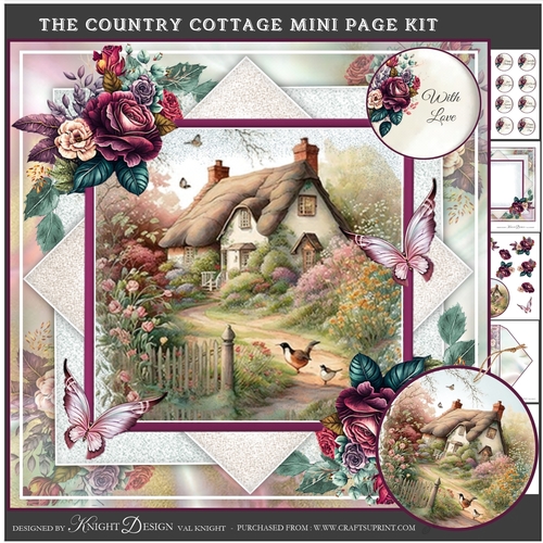 The Country Cottage Mini Page Kit