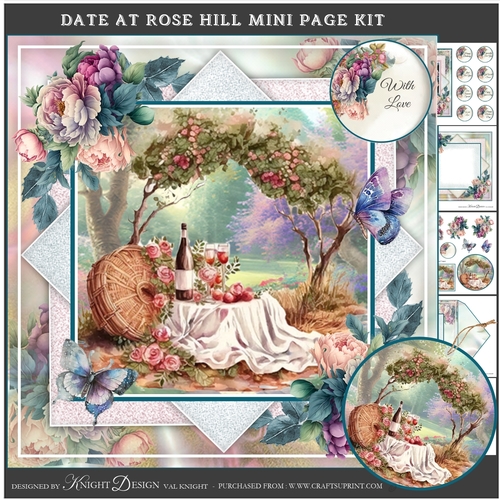 Date At Rose Hill Mini Page Kit