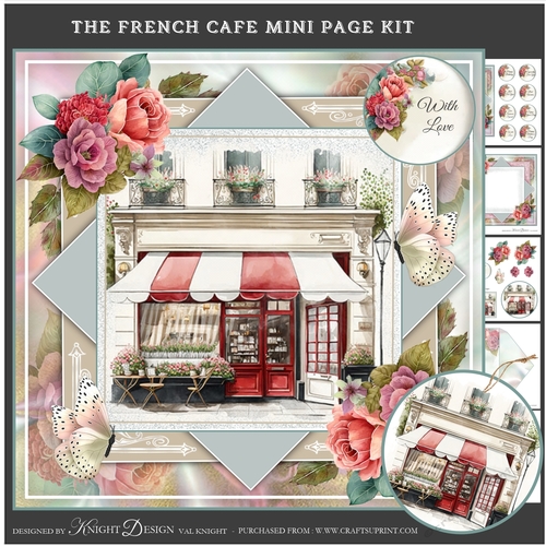 The French Cafe Mini Page Kit