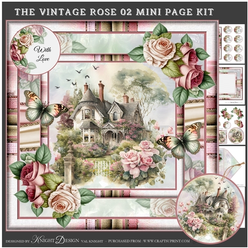 The Vintage Rose 02 Mini Page Kit