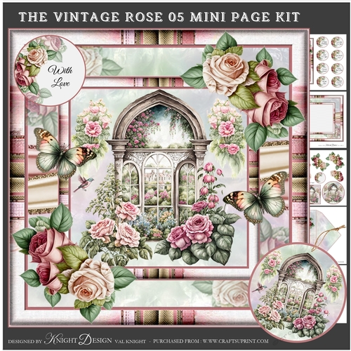 The Vintage Rose 05 Mini Page Kit