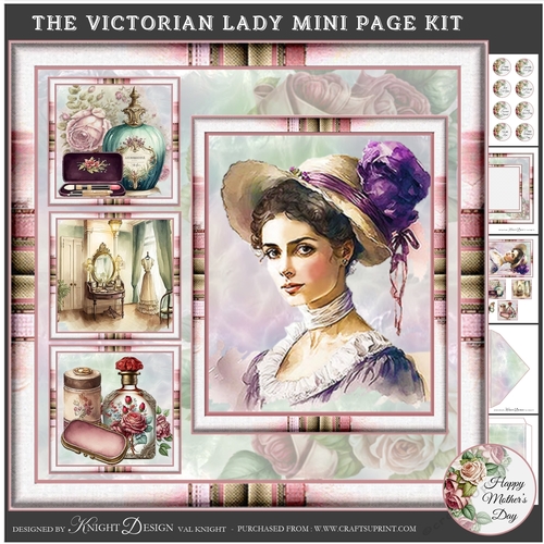 The Victorian Lady Mini Page Kit