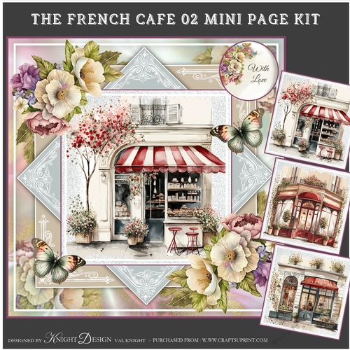 The French Cafe 02 Mini Page Kit