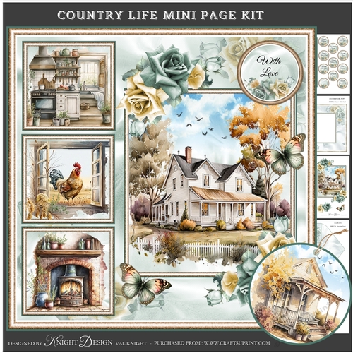 The Country Life Mini Page Kit