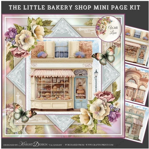 The Little Bakery Shop Mini Page Kit