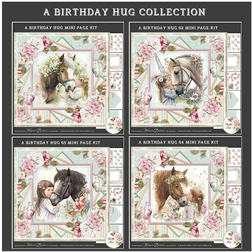 A Birthday Hug Mini Page Kit Collection
